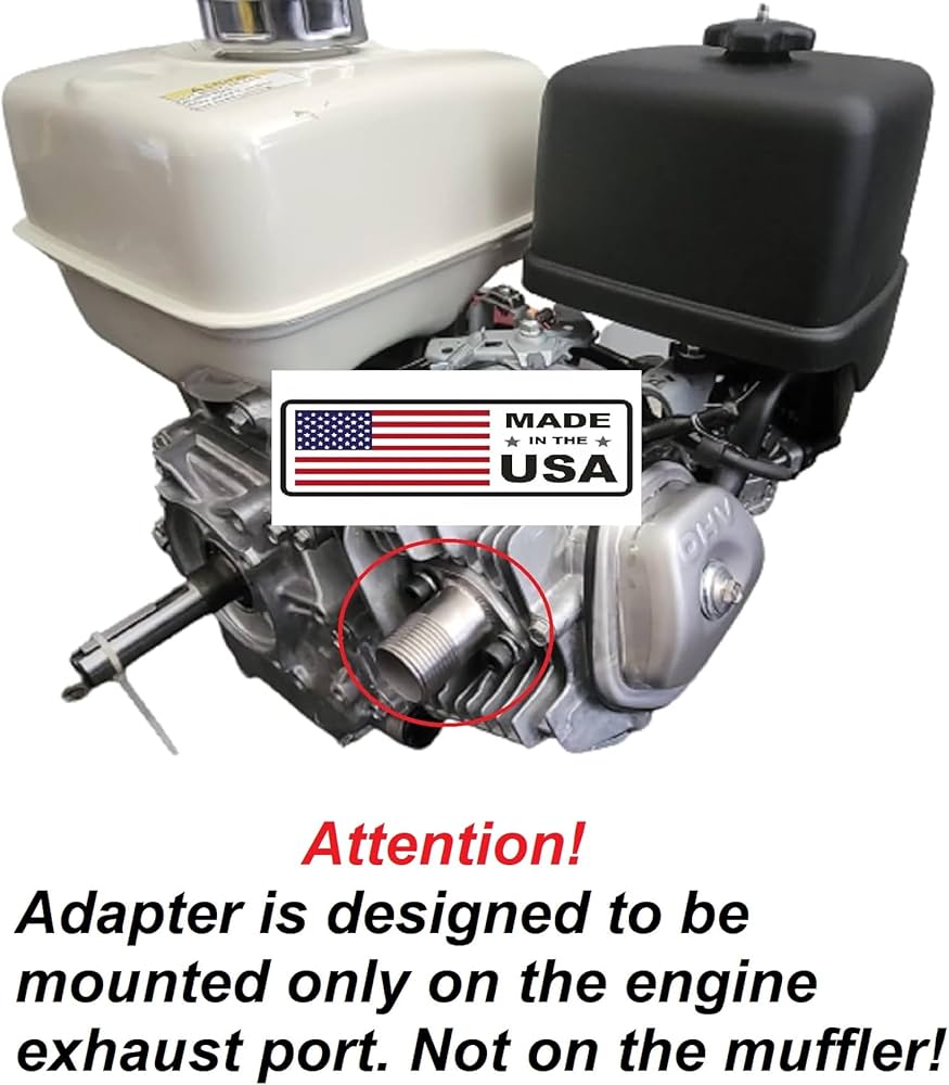 Amazon.com: Predator 420cc NPT Threaded Exhaust Adaptor Flange